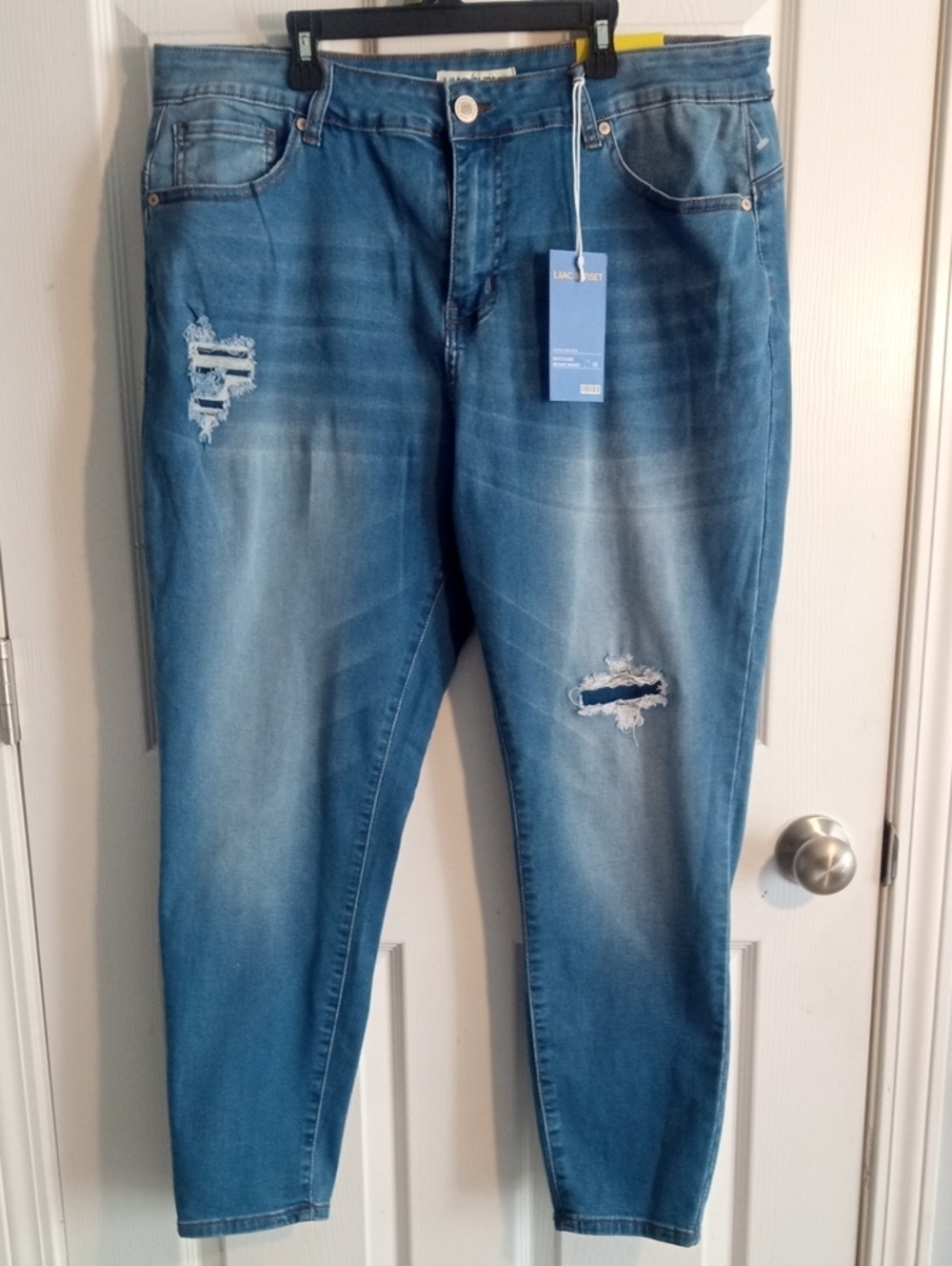 LILAC SUNSET SKINNY JEANS - Picture 3 of 12